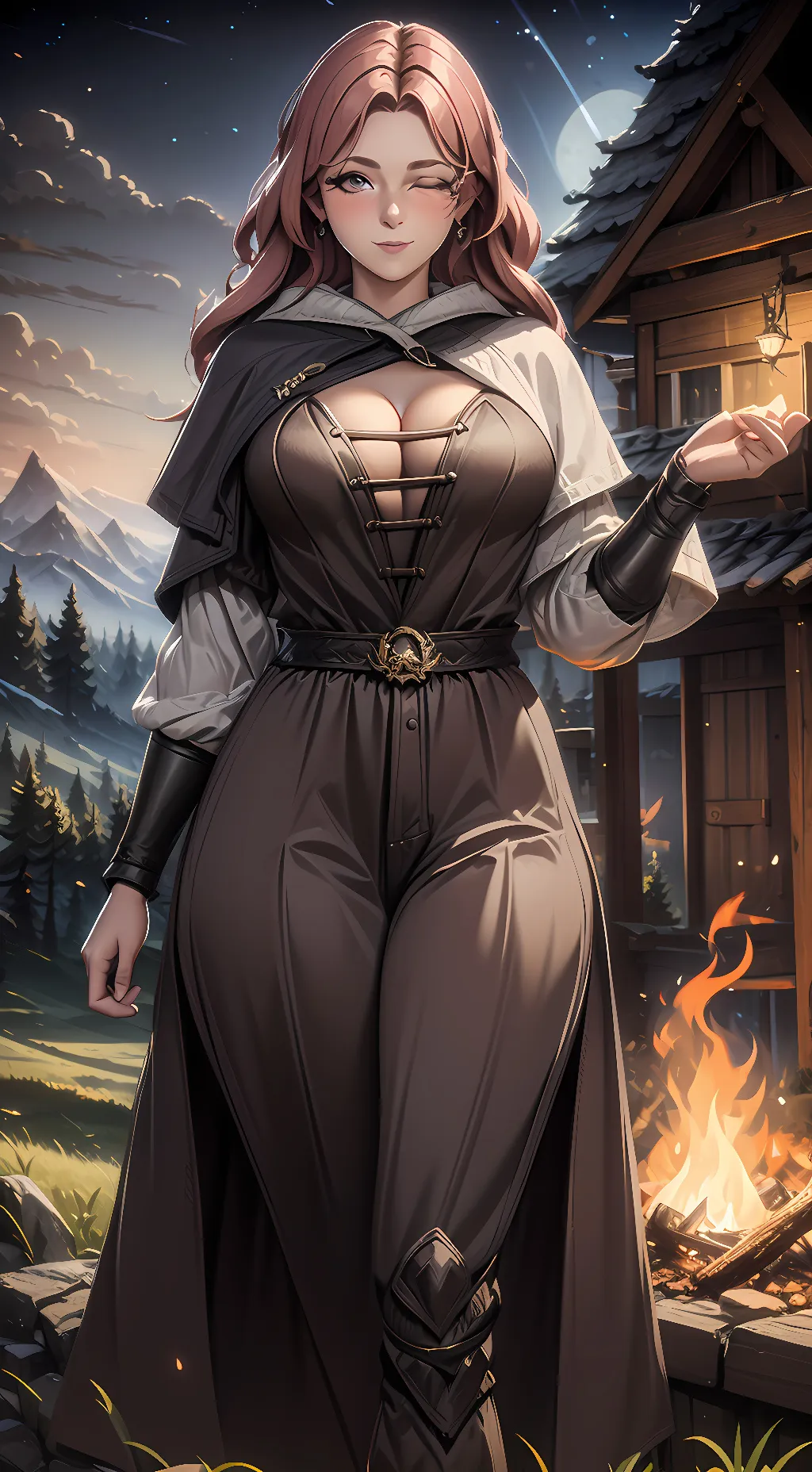 ai character: Melina background