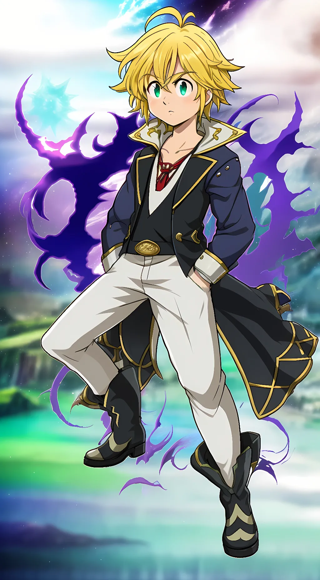 ai character: Meliodas  background