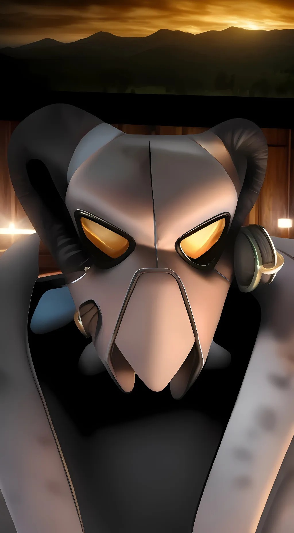 ai character: Arch Dornan background