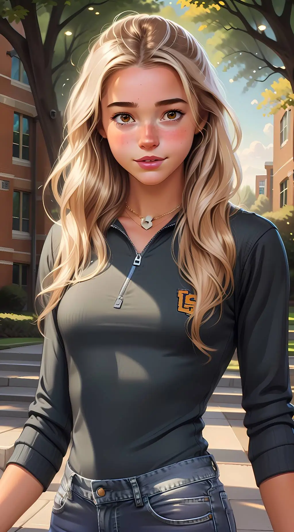 ai character: Olivia background