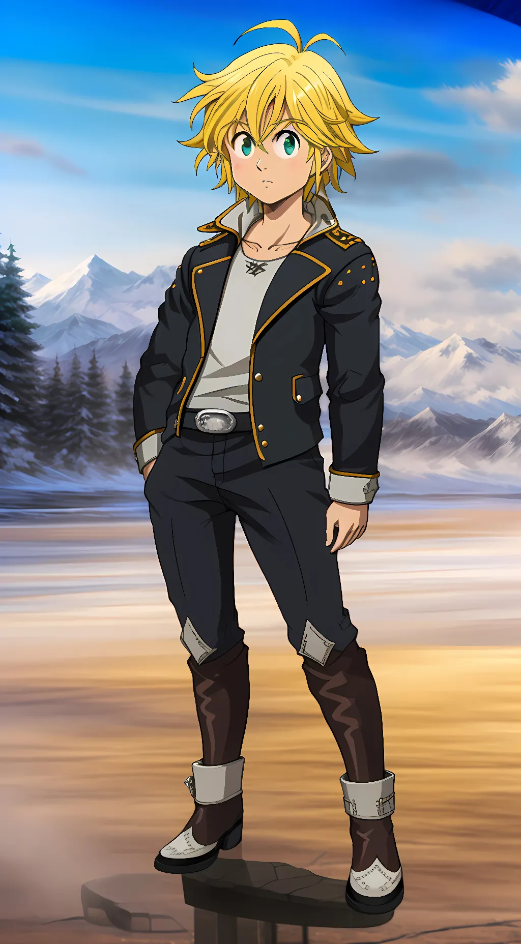 ai character: Meliodas background