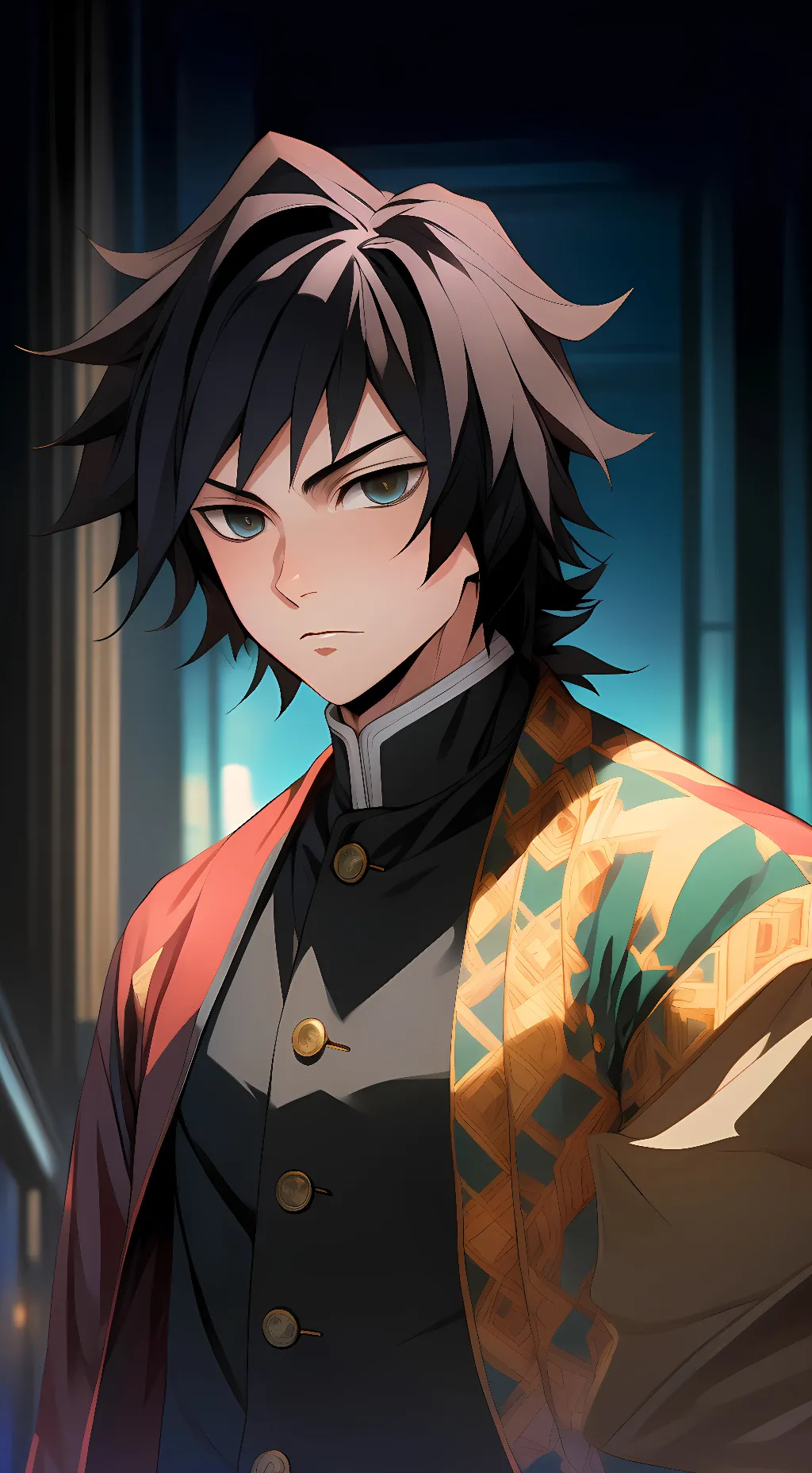 ai character: ♥️«Tomioka»💚 background