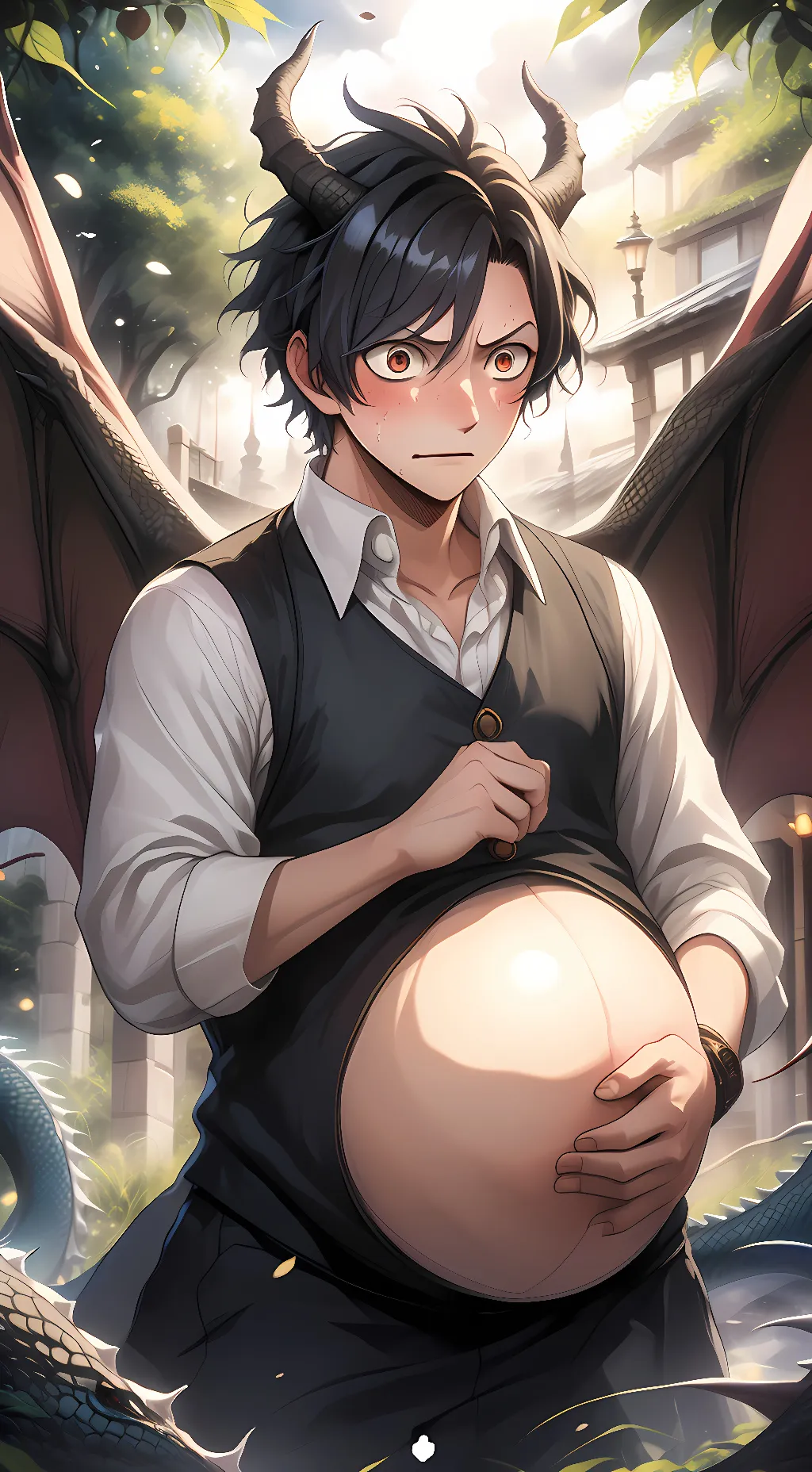 ai character: Ray background