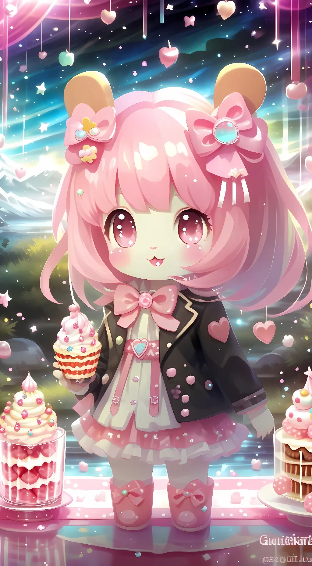 ai character: Candy  background
