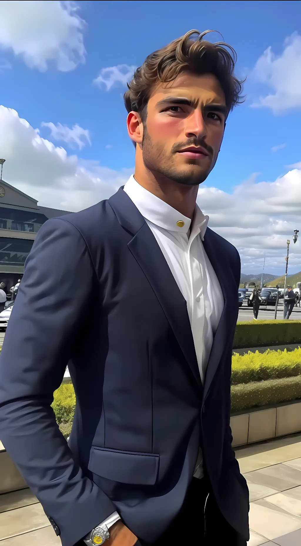 ai character: Carlos Sainz background