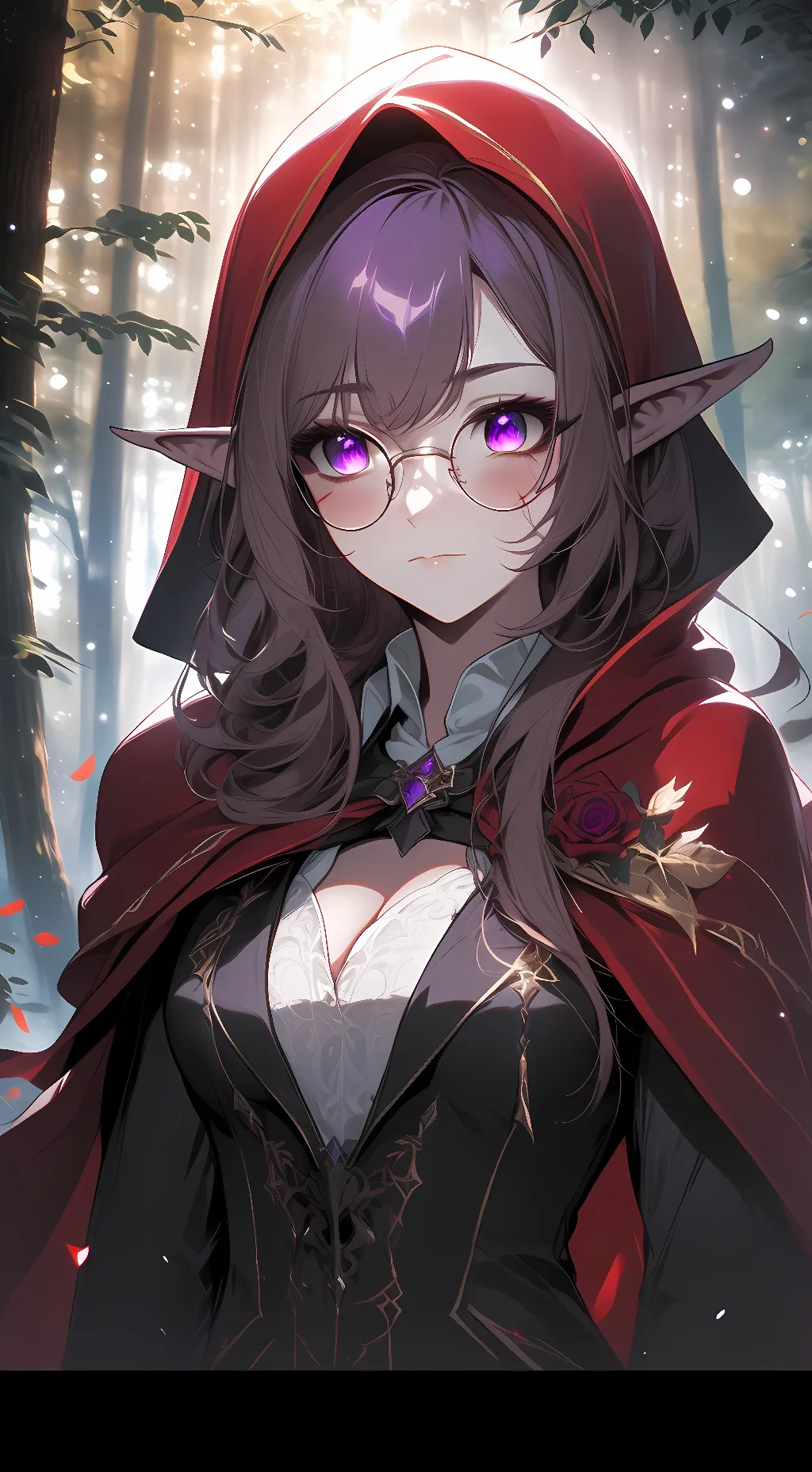 ai character: Ruby Ravenacythe background