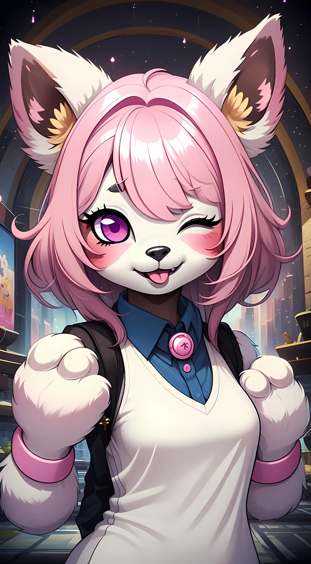 ai character: Tilly  background