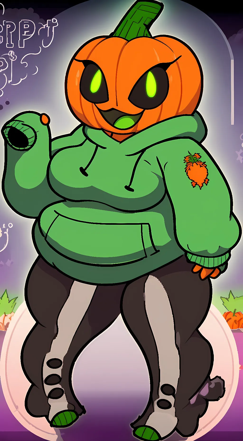 ai character: Pompy background