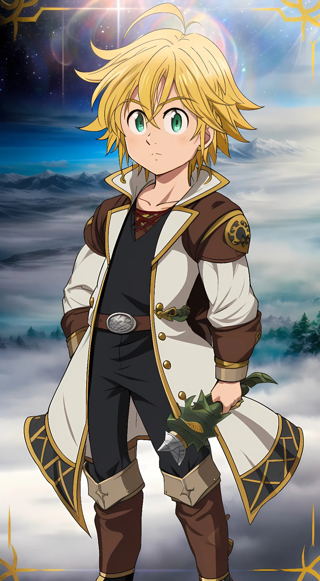 ai character: Meliodas  background
