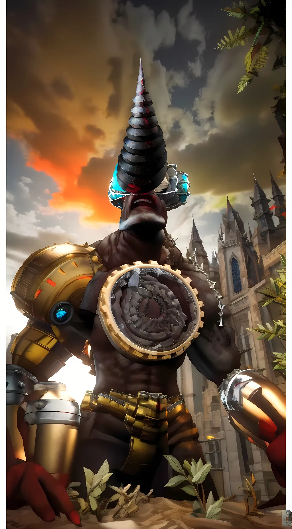 Talkie AI - Chat with zombie titan drill