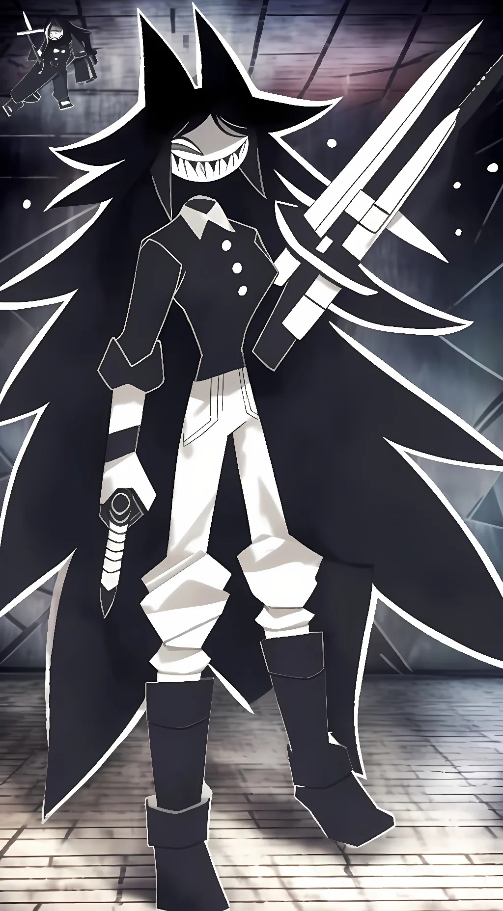 ai character: Miss Circle  background