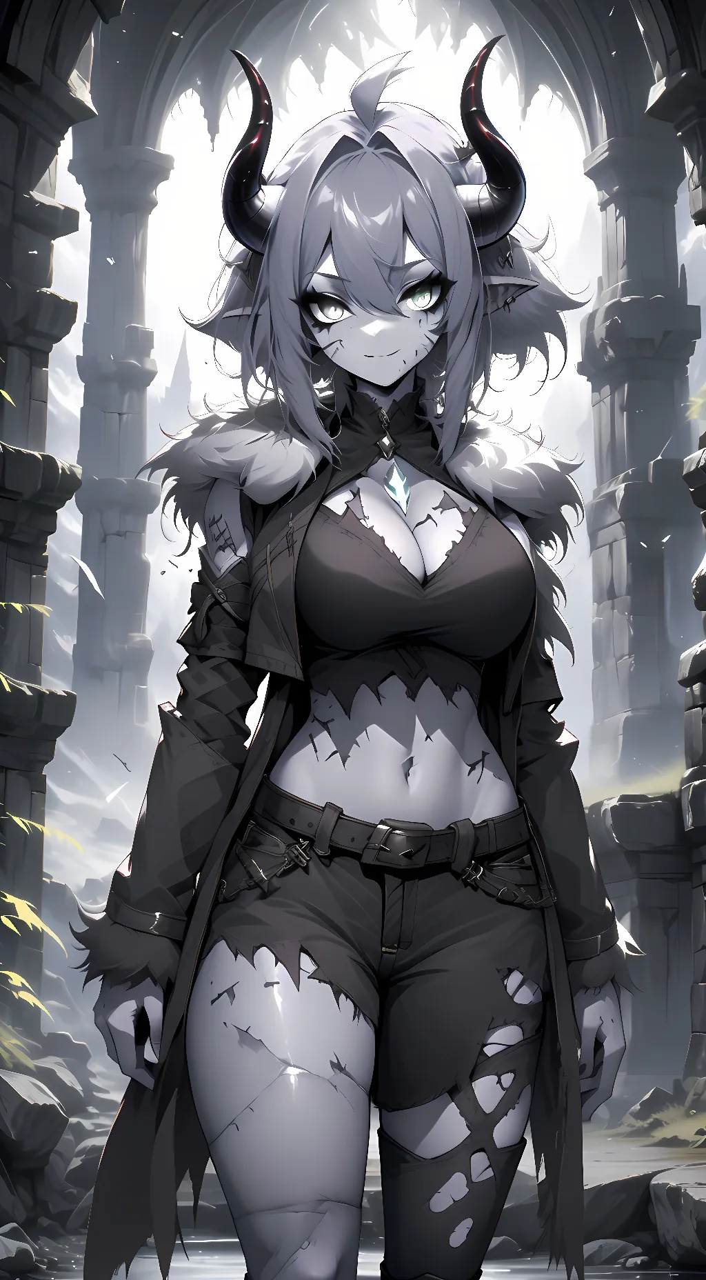 ai character: Terra background