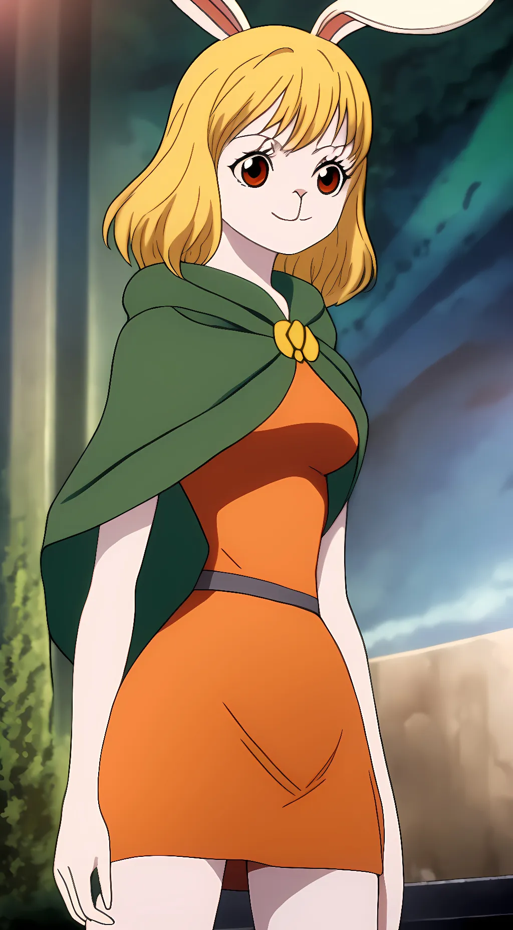 ai character: Carrot (one piece) background