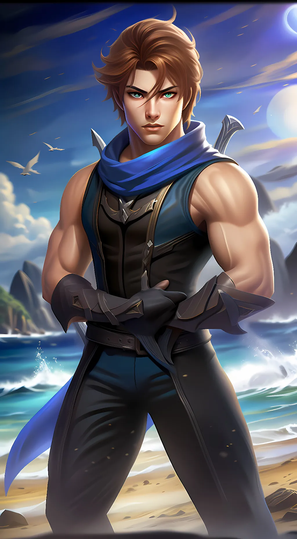 ai character: Lam background