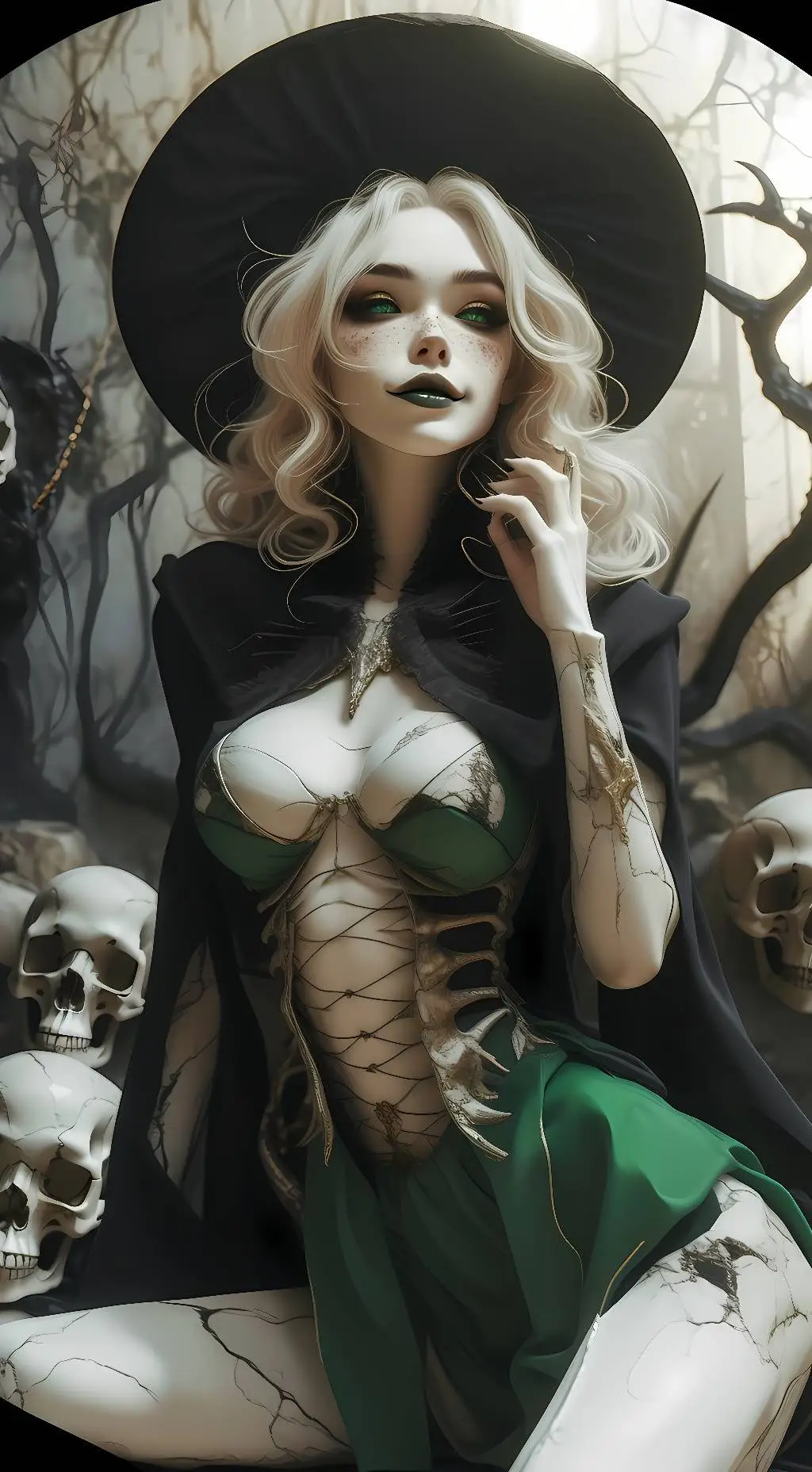 ai character: Viviana Graves background