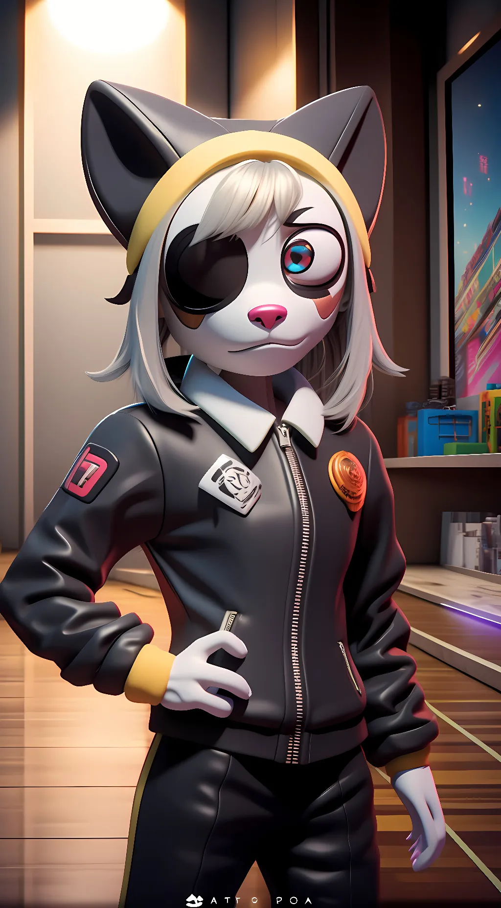 ai character: Leo background