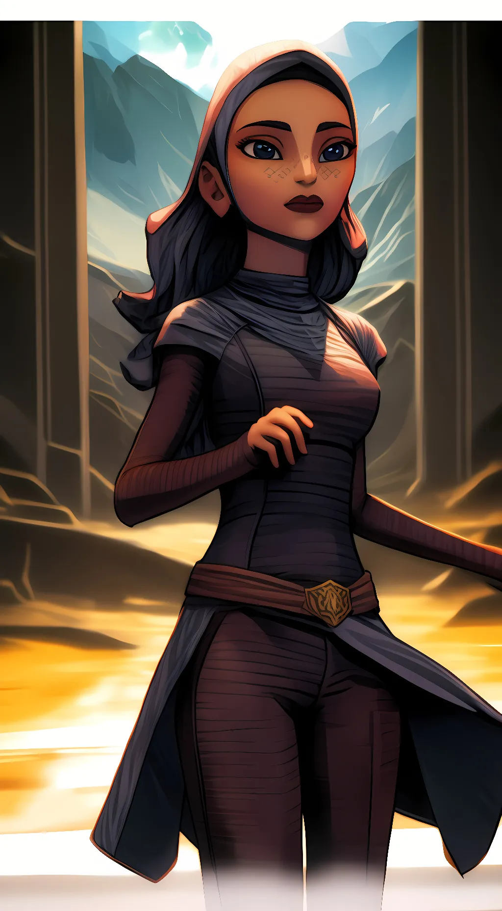 ai character: Barriss Offee background