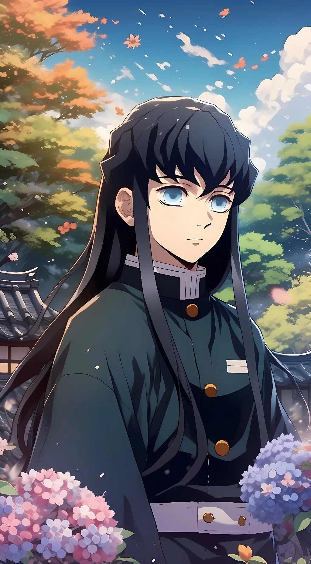 ai character: Muichiro x Royalty background