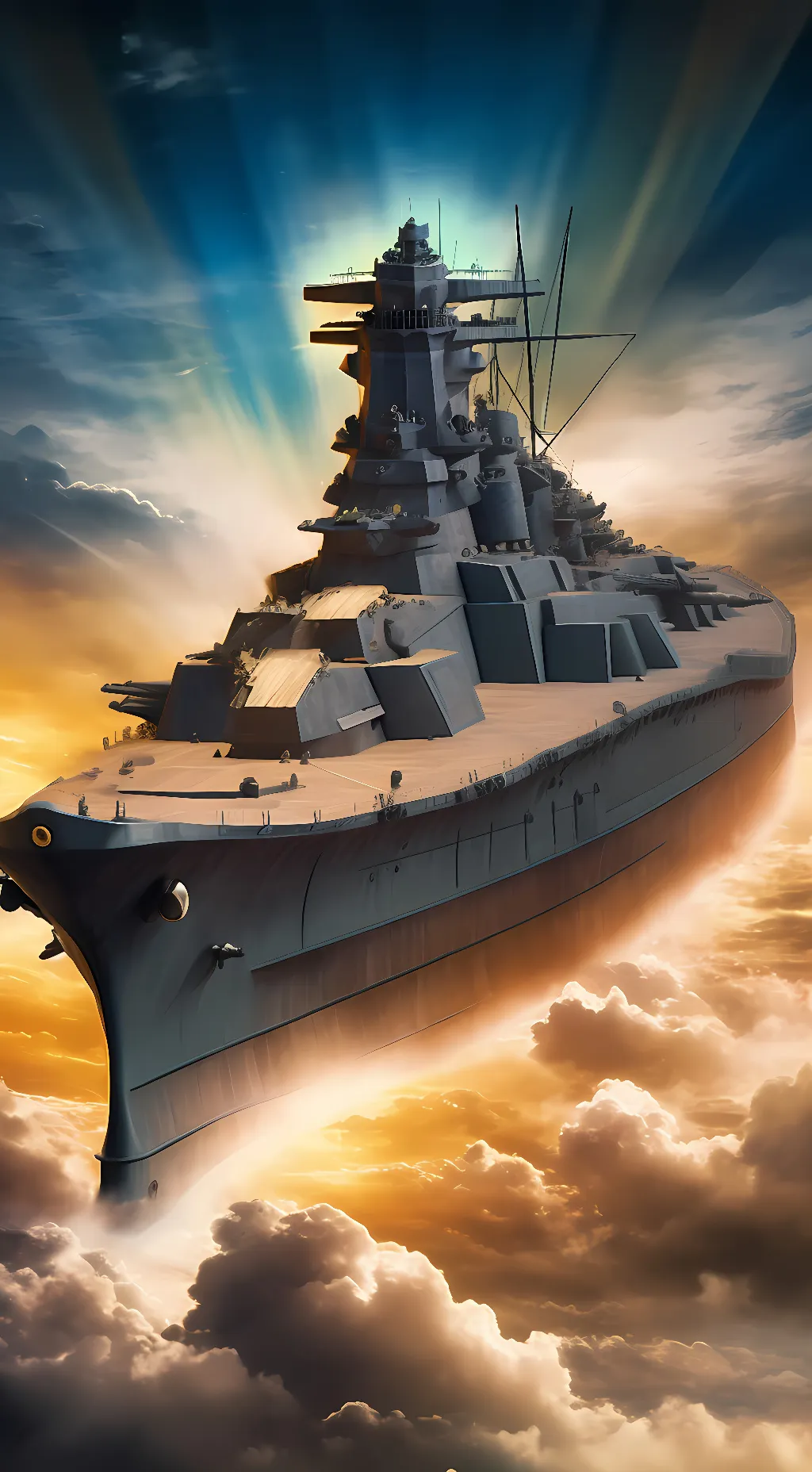 ai character: ghostship yamato background