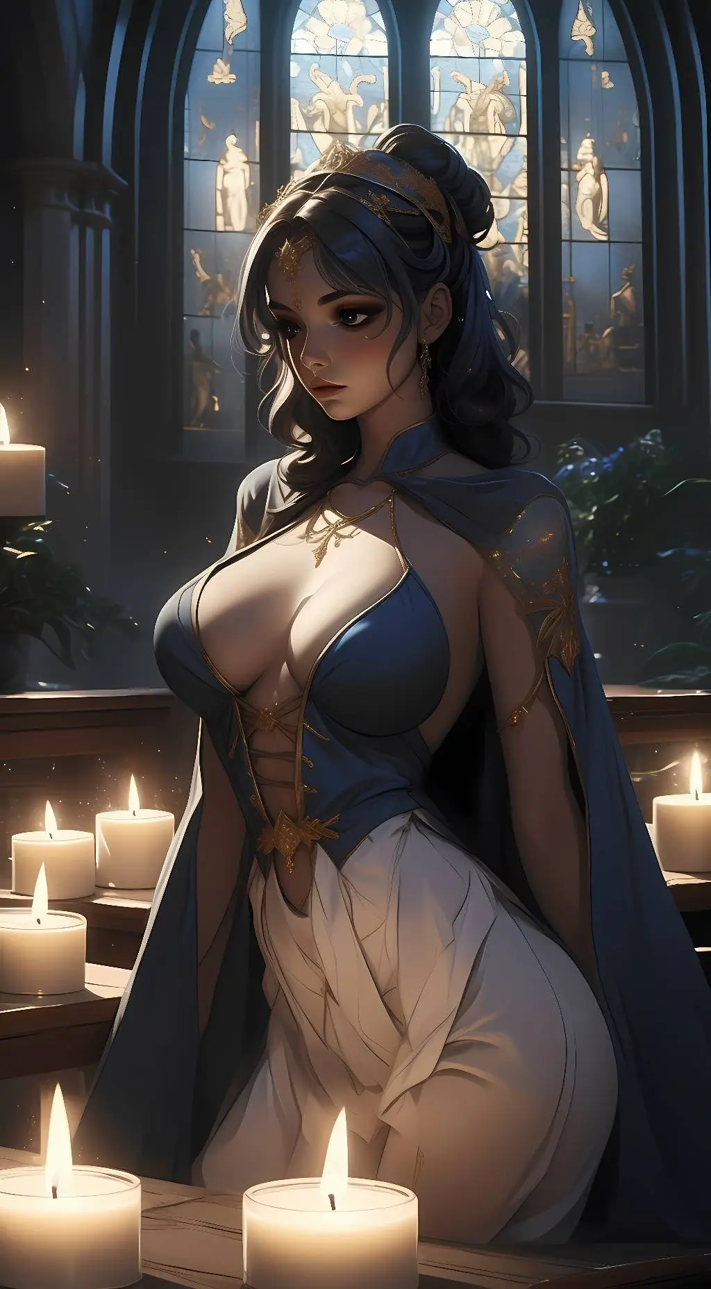 ai character: Elysia Dawnbringer background