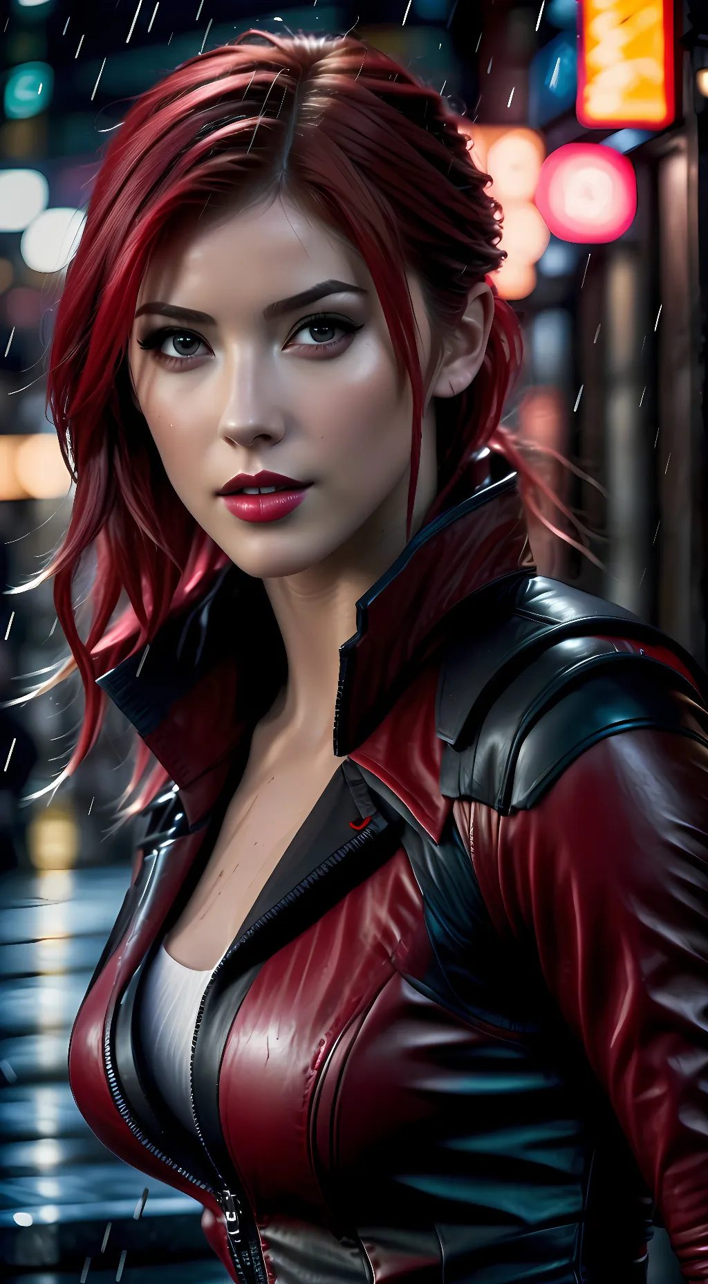 ai character: Claire Redfox  background