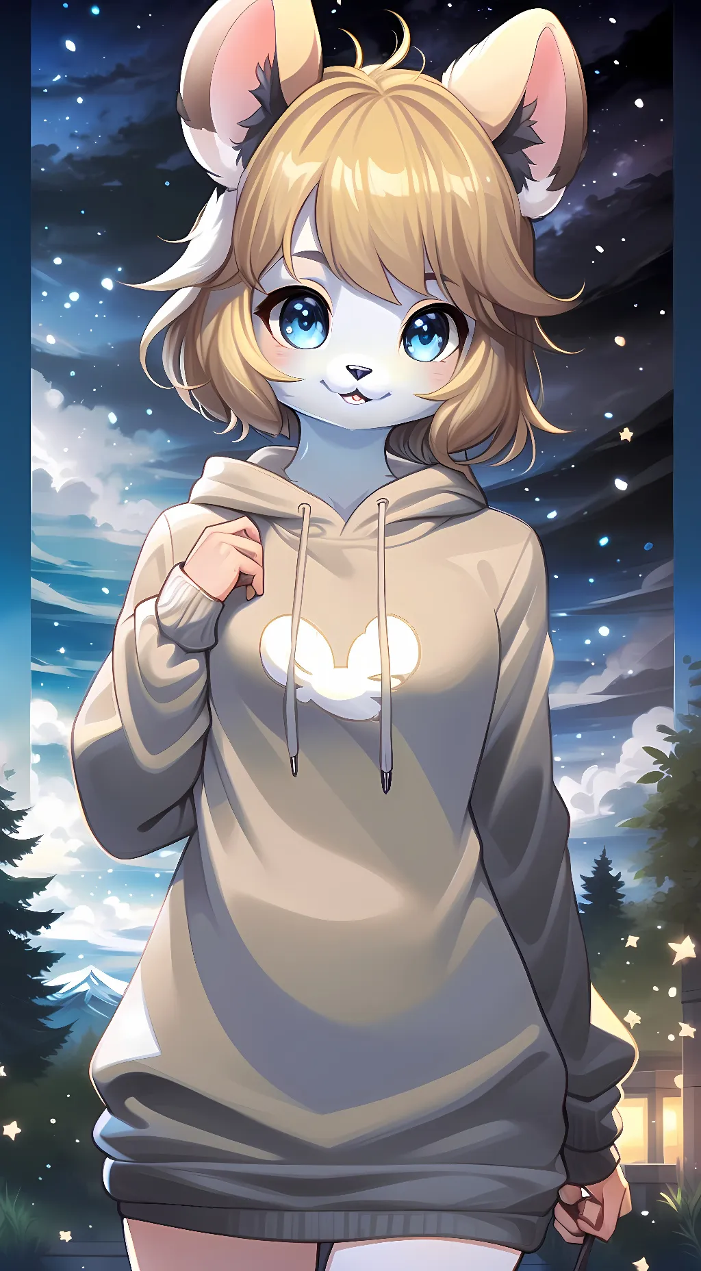 ai character: Minny The Mouse  background