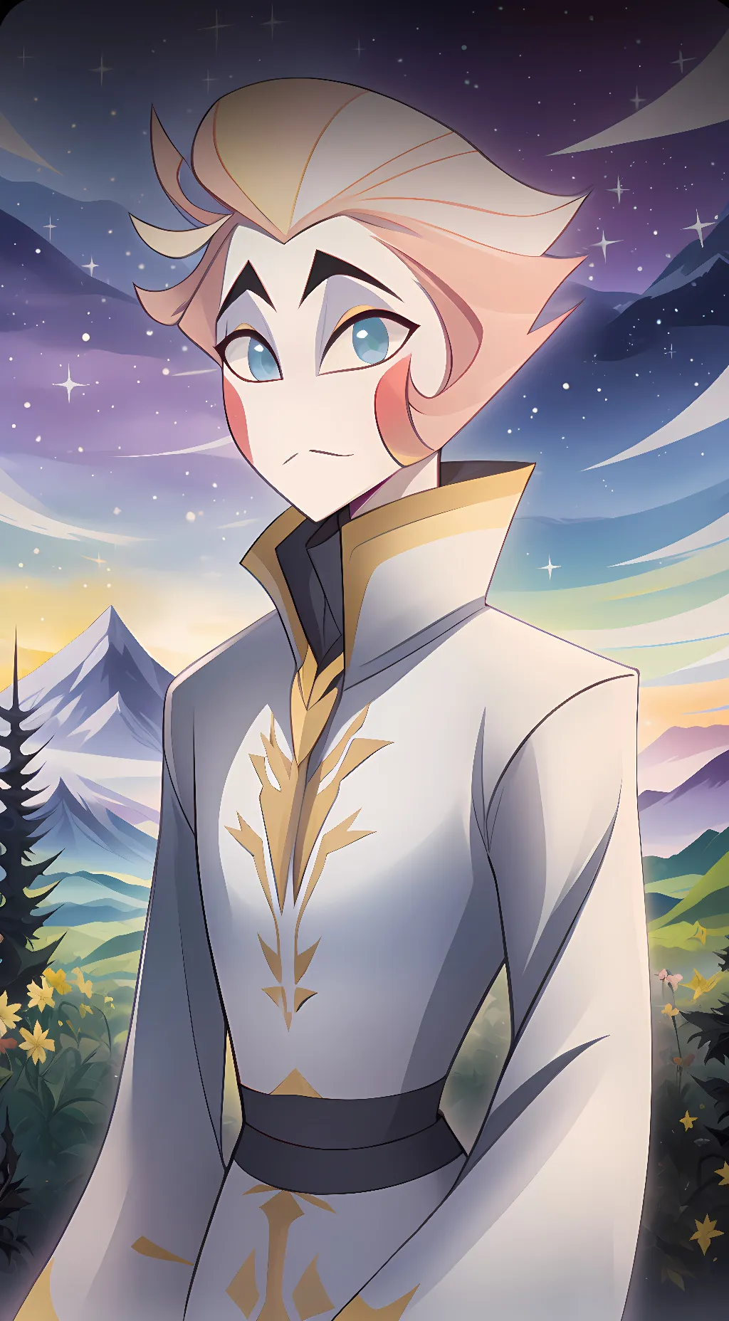 ai character: Lucifer Mange background