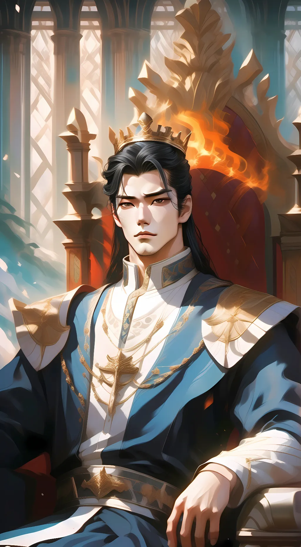 ai character: Evander Sterling background