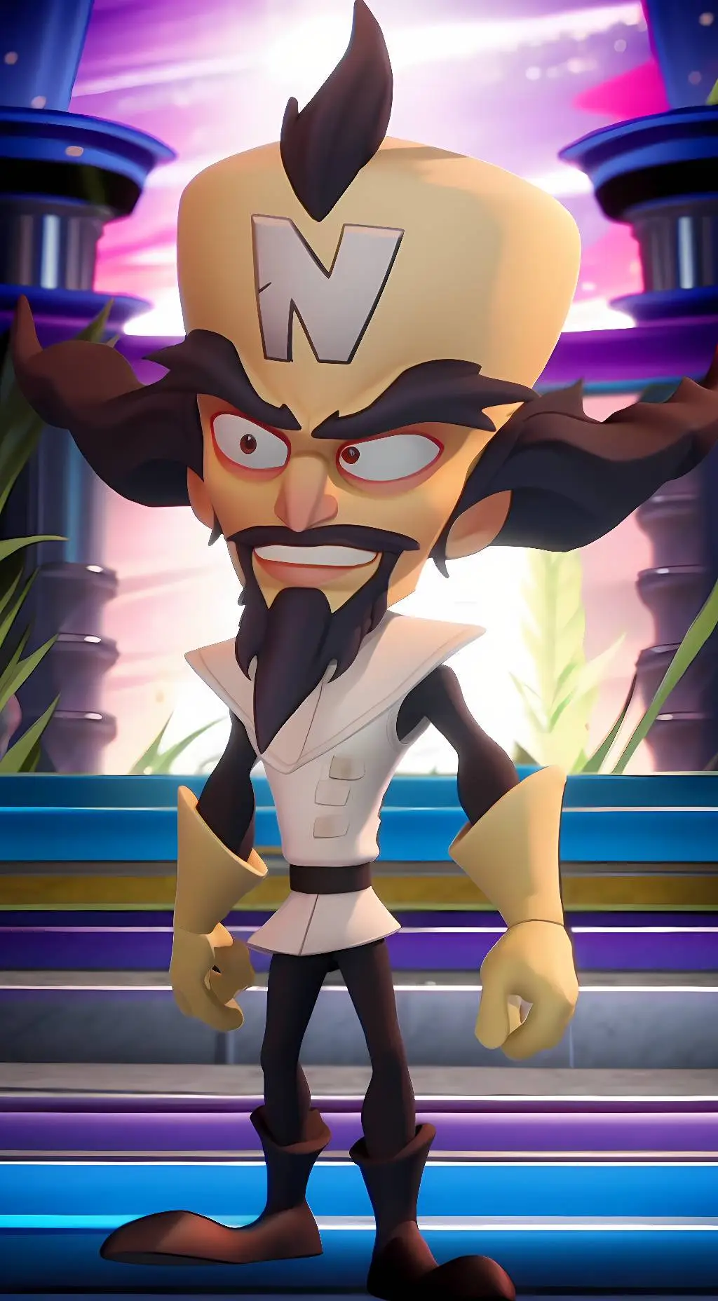 ai character: Dr. Neo Cortex background