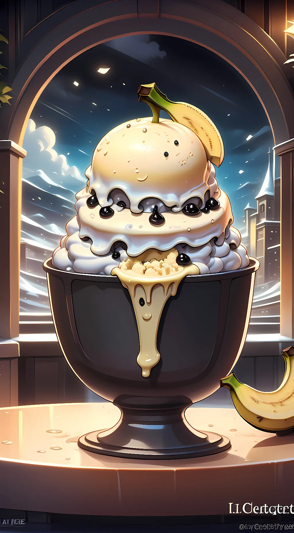 Talkie AI - Chat with Banana Ice cream 