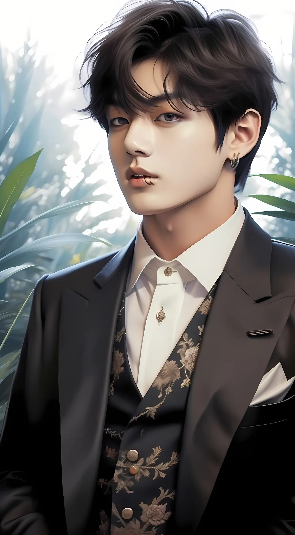 ai character: Kim Taehyung background