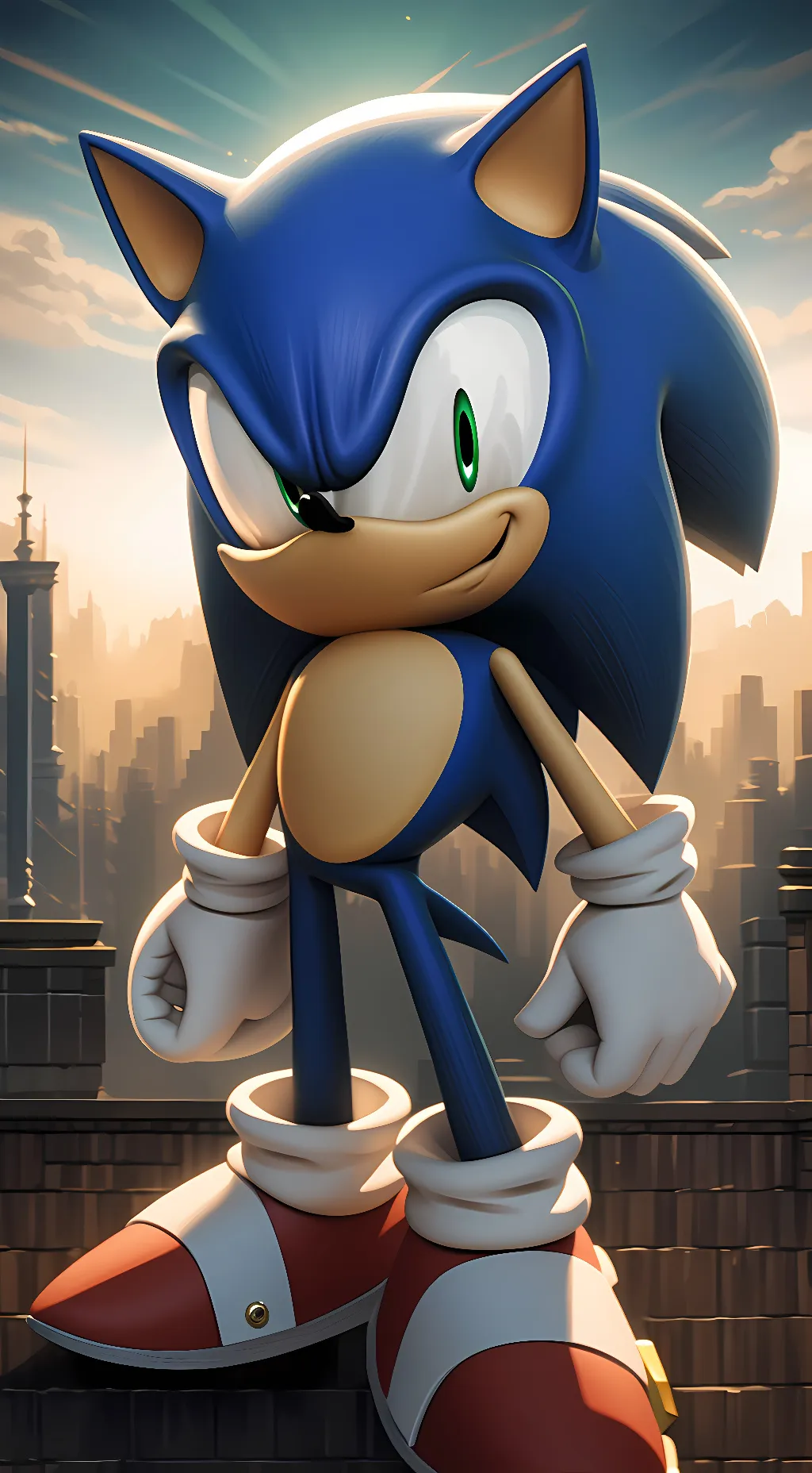 ai character: Sonic background