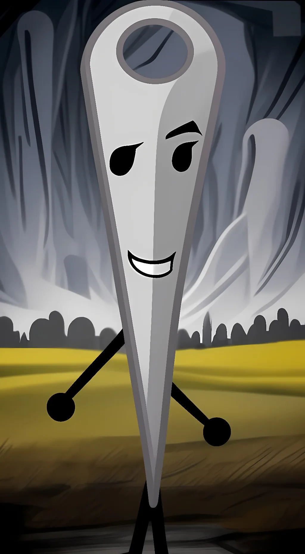 ai character: ☆Needle☆ (Bfdi) background