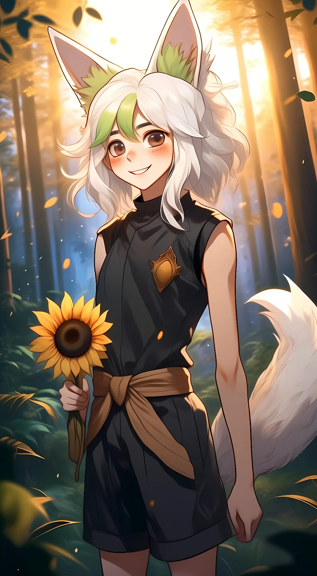 ai character: Chiro Azuta Vulpez background