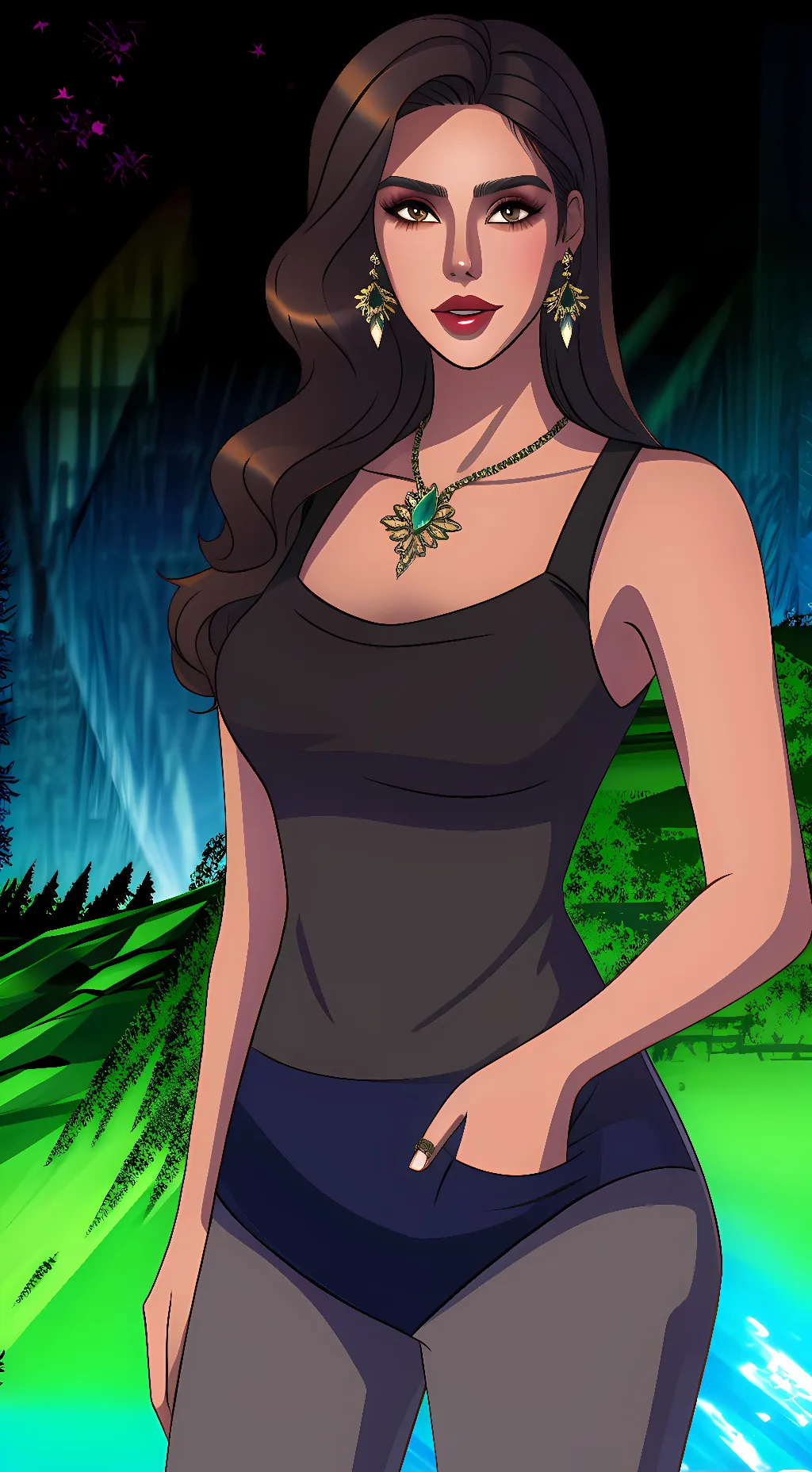 ai character: So -Na  background