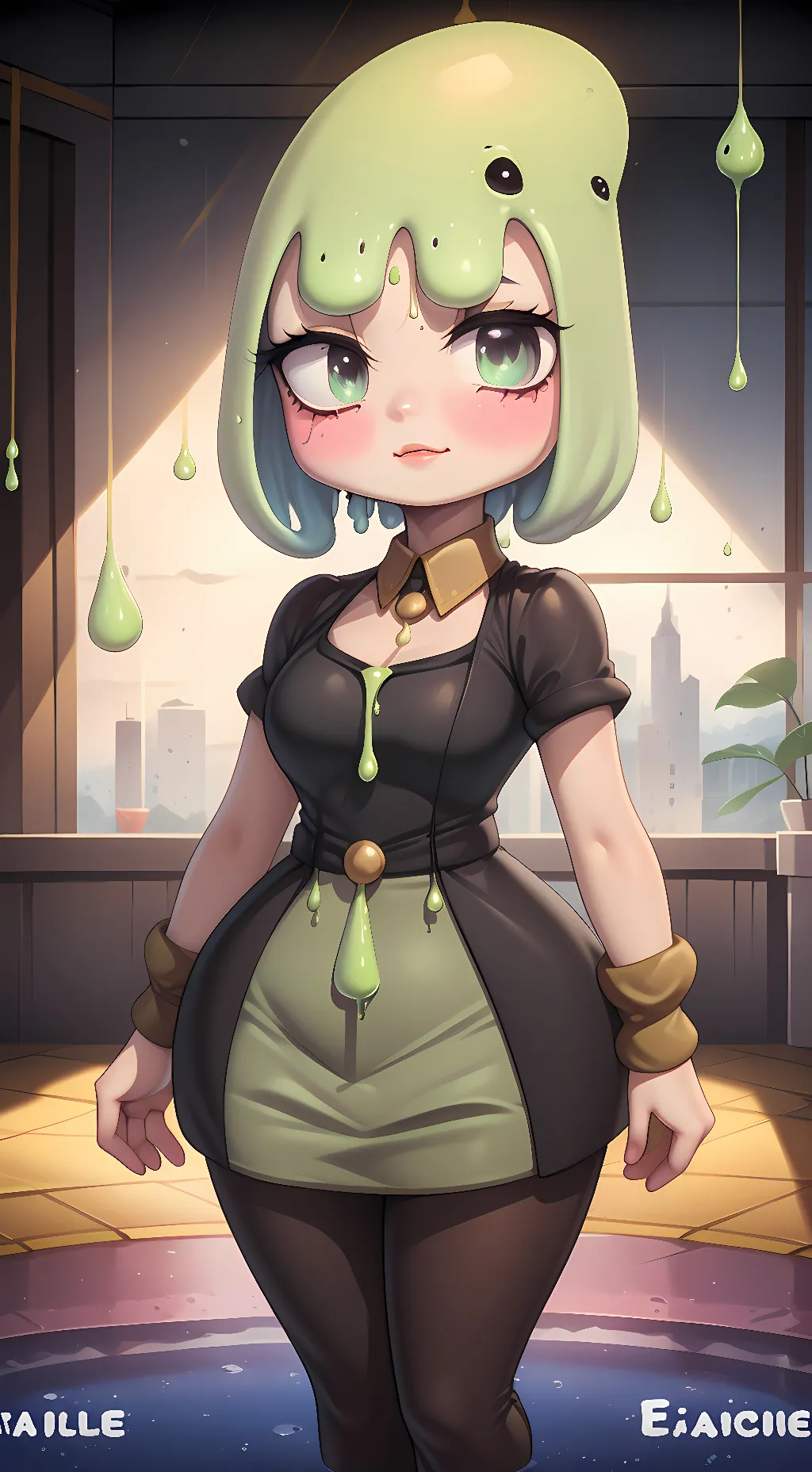 ai character: Slime--Chan background