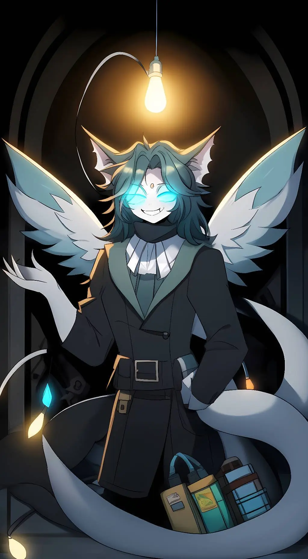 ai character: Sebastian Solace background