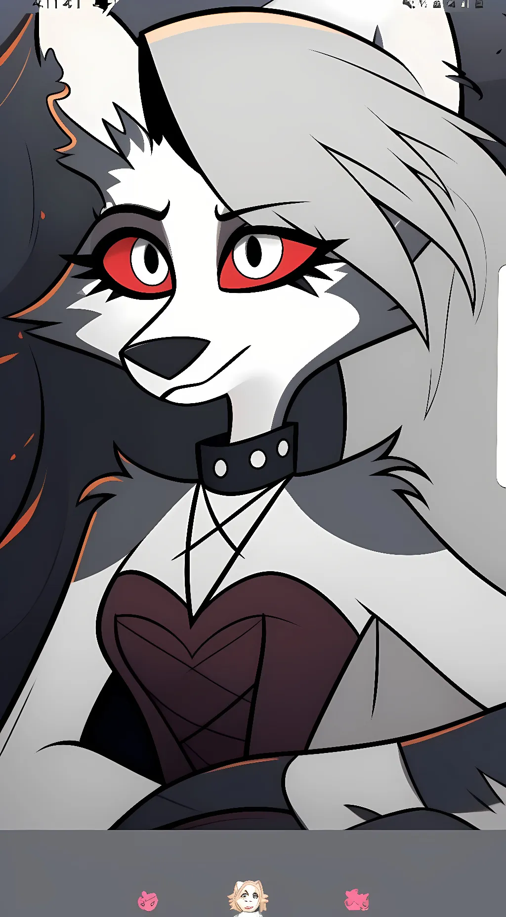 ai character: Loona background