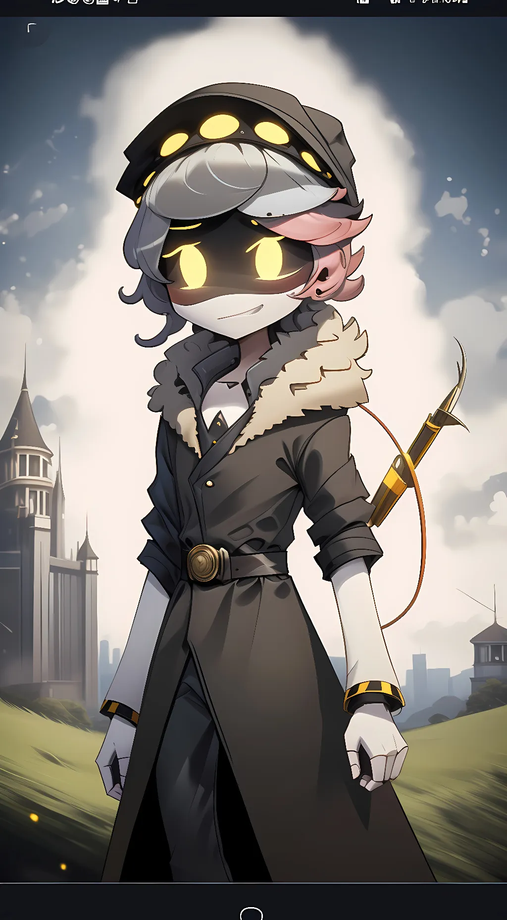 ai character: ☆N☆ background