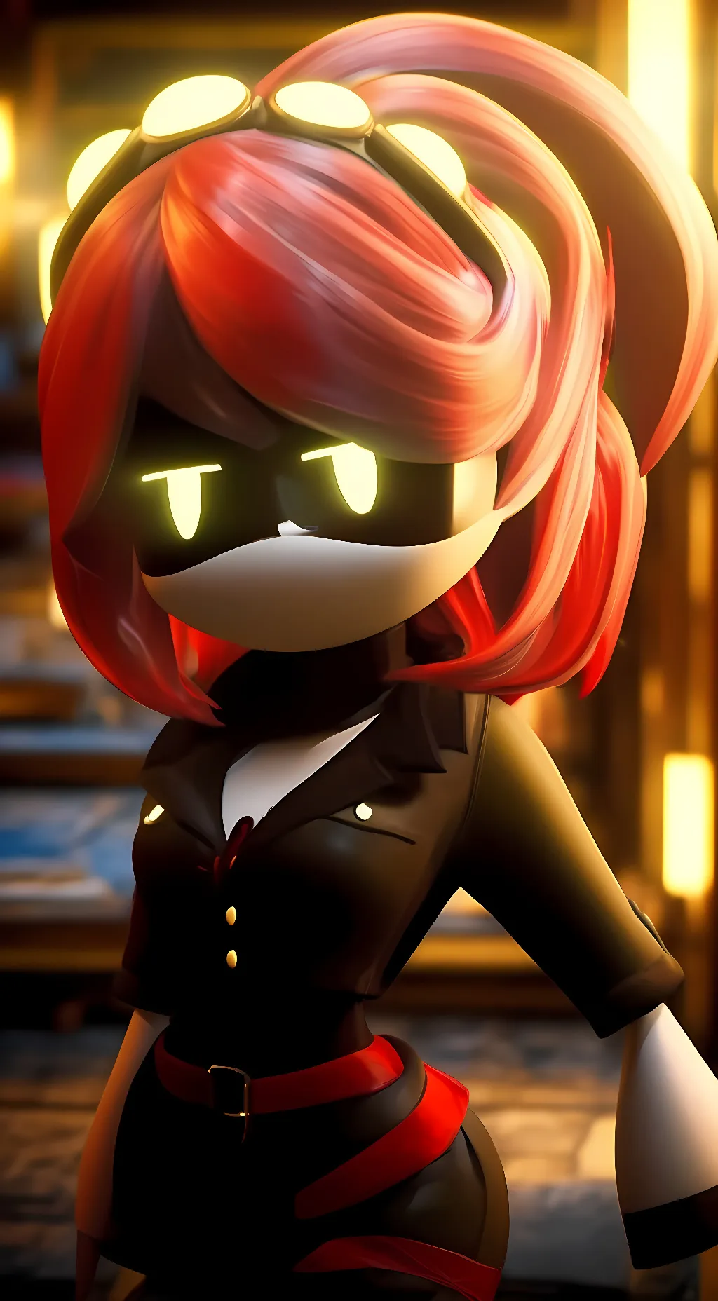 ai character: Murder drone TRZ background