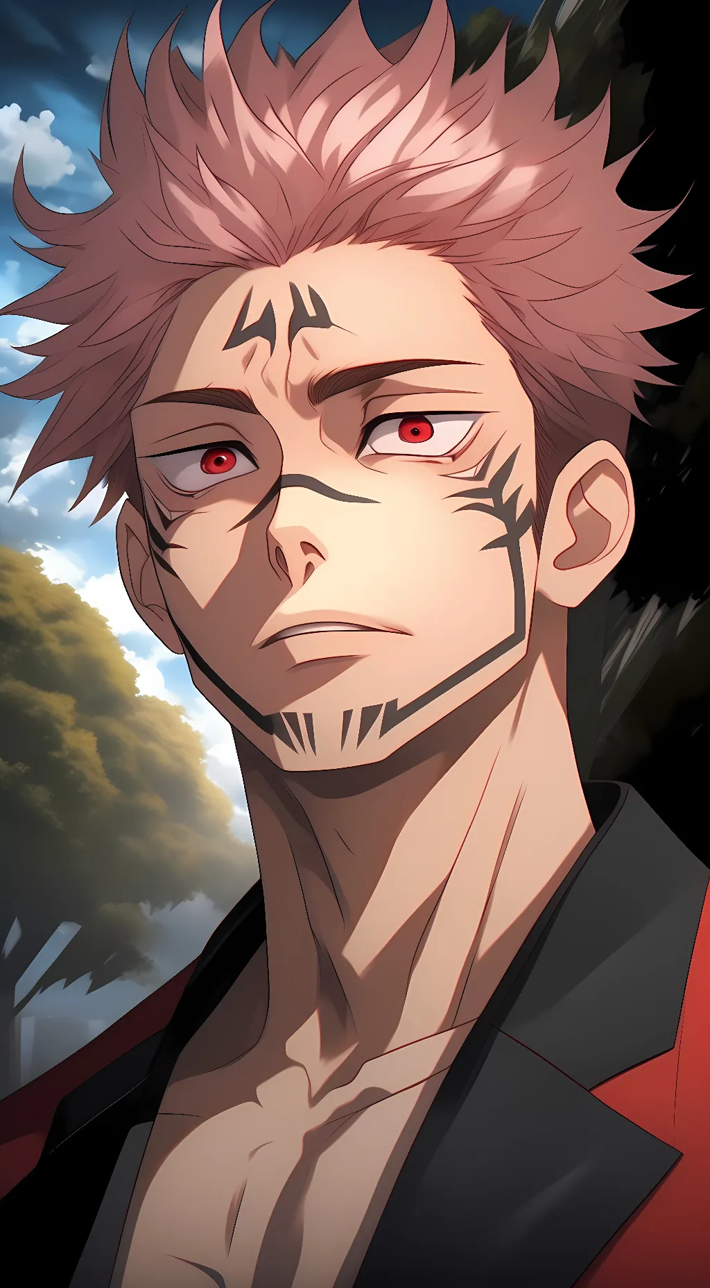 ai character: Sukuna background