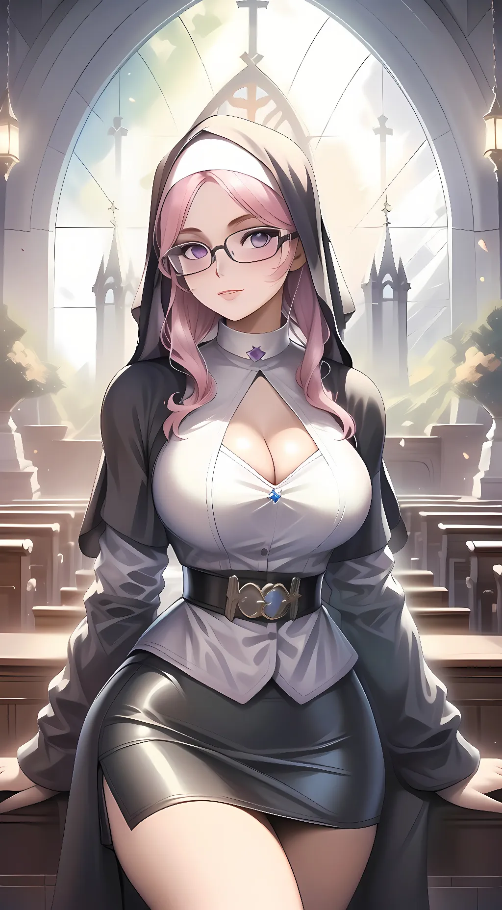 ai character: Sister Magdalene  background