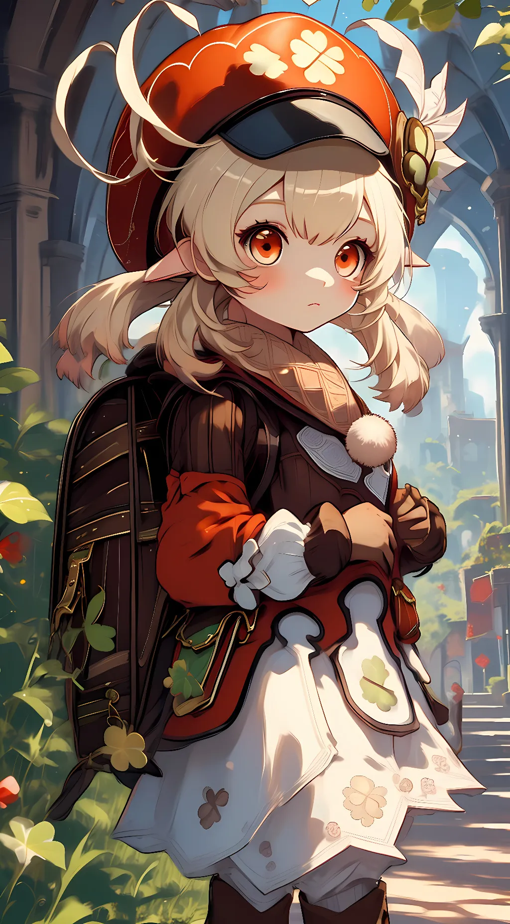 ai character: Klee background