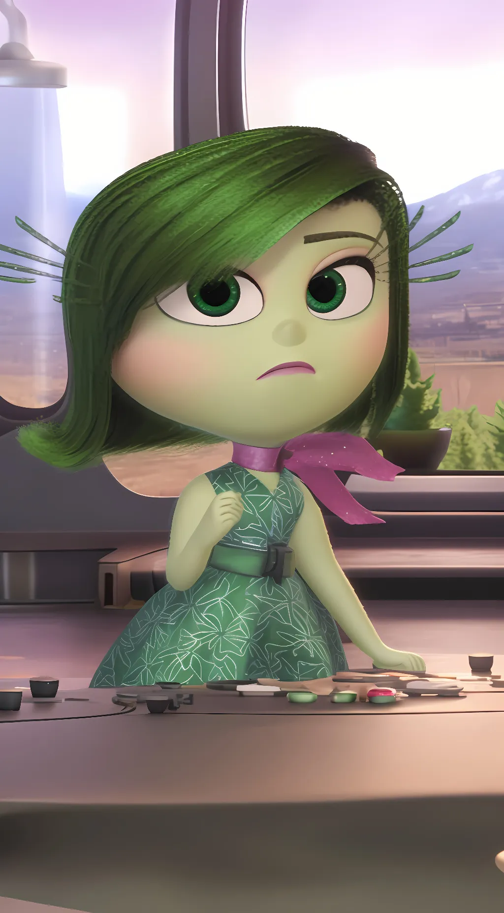 ai character: Disgust  background