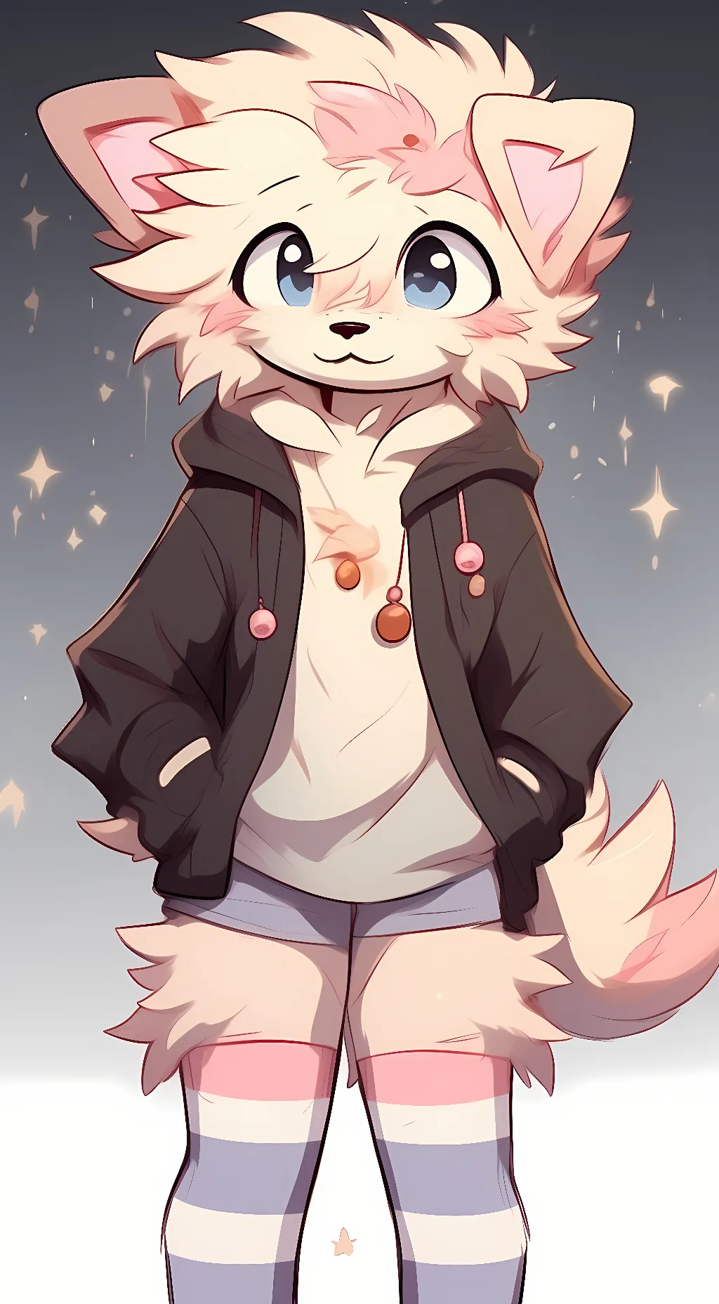 ai character: Autumn background