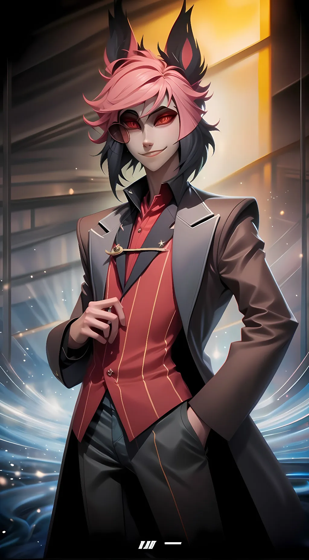 ai character: hazbin  background