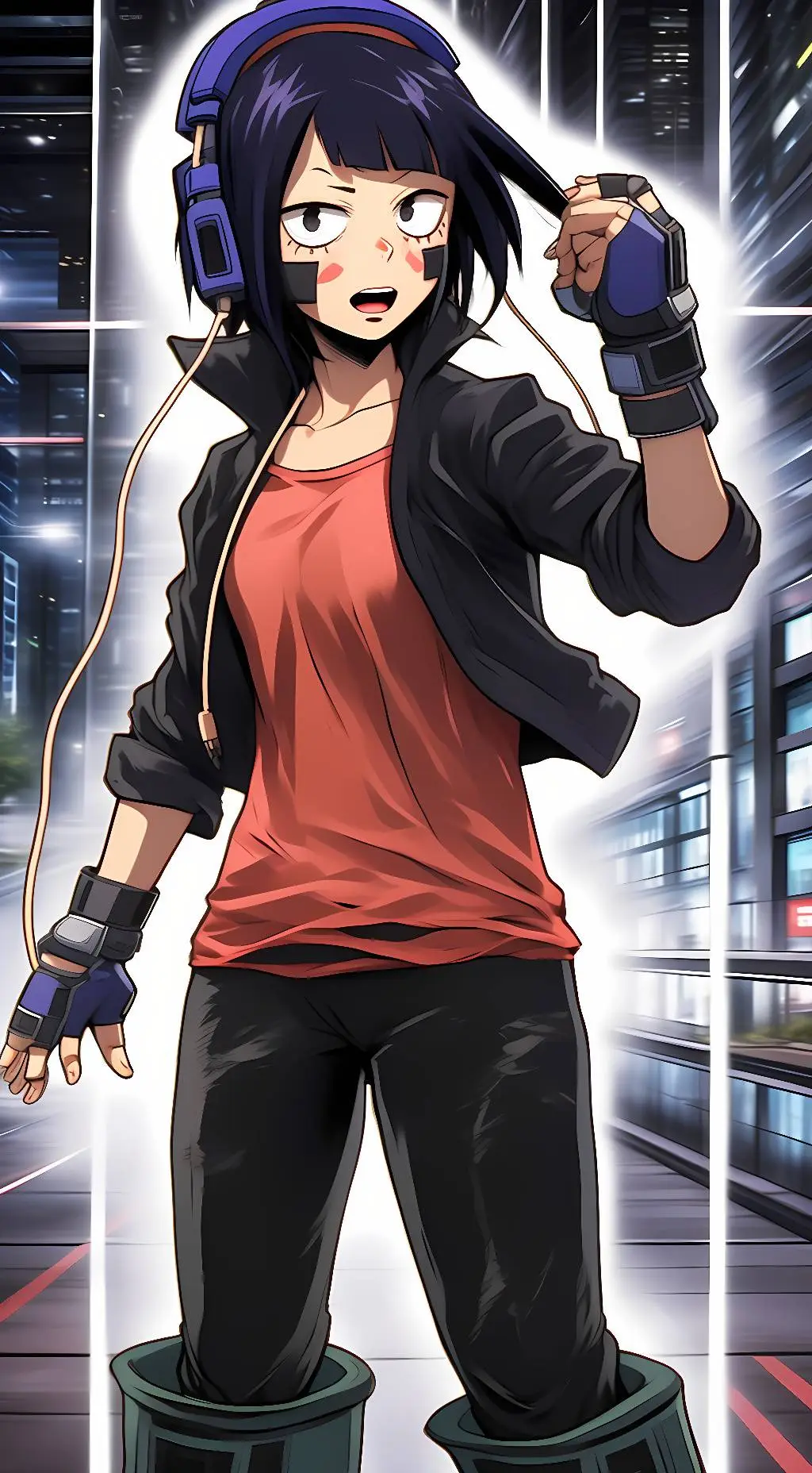 ai character: Kyoka Jiro background