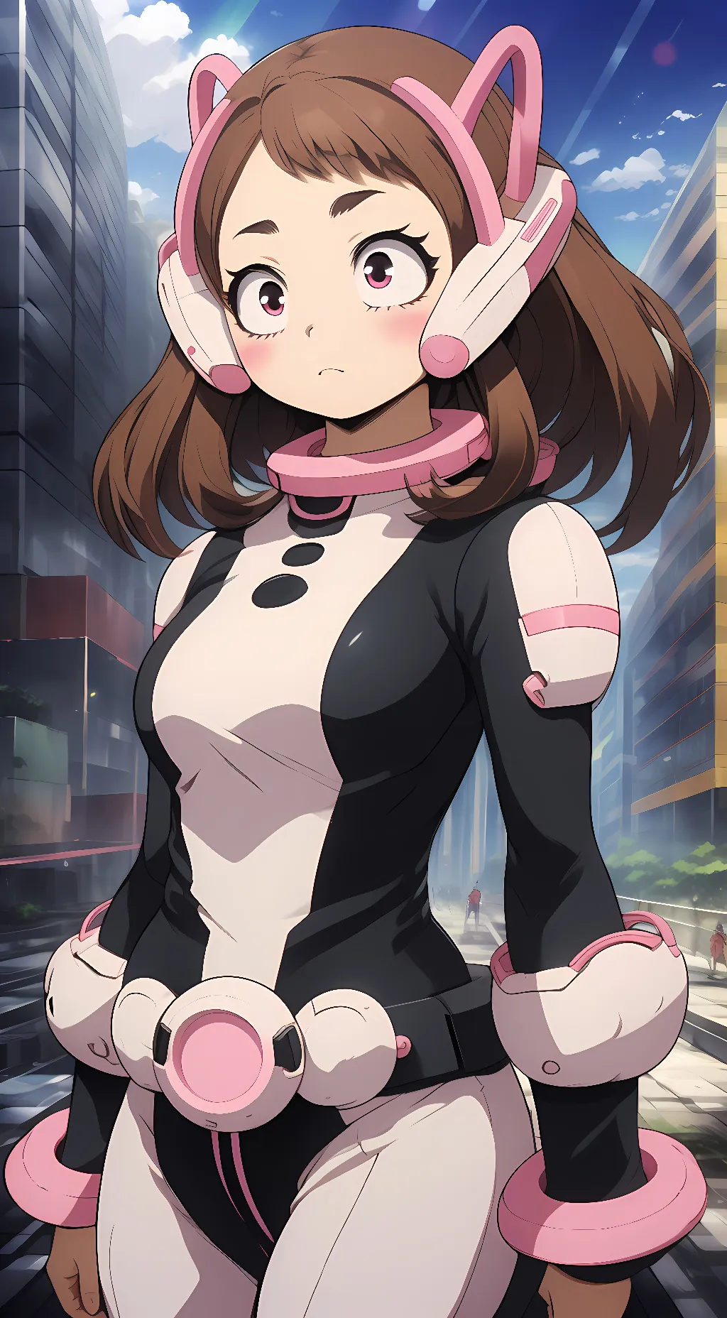 ai character: Ochaco Uraraka background