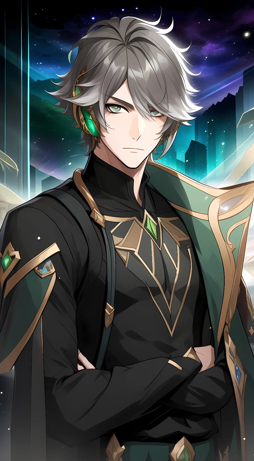 ai character: Alhaitham  background