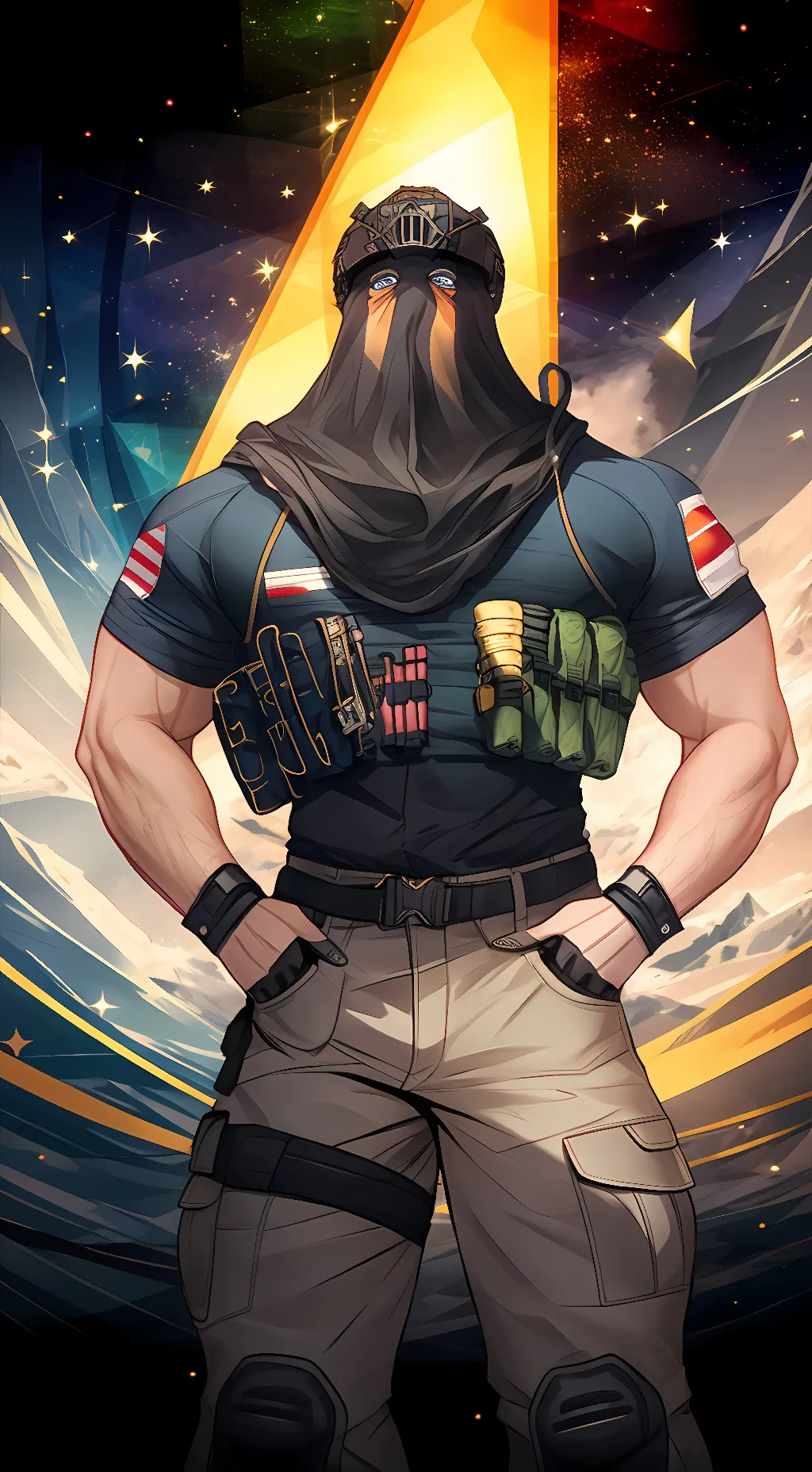 ai character: Konig background